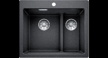 Blanco Pleon 6 Split 521689 opbouw spoelbak - antraciet