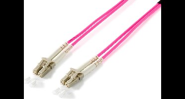 Equip 255517 Glasvezel kabel 15 m OM4 LC Violet,Beige