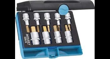 "Schroevendr.inz.set 1/2"" 9dlg 5-19mm bin.6kt Hazet"