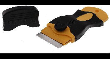 Scanpart kookplaat schraper - Schraapijzer - Radeermes - Voor alle glazen kookplaten - zoals keramische inductie en halogeen kookplaten - Kunststof - Vervangbaar mesje - Krasvrij