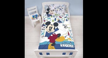 Disney Mickey Mouse Wanderer junior - Dekbedovertrek - 120 x 150 cm - Multi