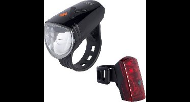 Axa Greenline 50 LUX - Verlichtingsset - Zwart