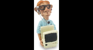 Beroepen beeldje computer it expert tabletstandaard computerexpert Warren Stratford