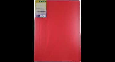 EXXO-HFP #13146 - COMPACT A4 Show Album 10 Tassen - Robijn - 2 Stuks