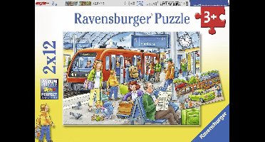 Ravensburger puzzel Instappen! - Twee puzzels van 12 stukjes - kinderpuzzel