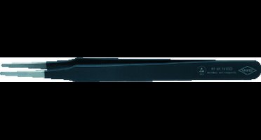 KNIP pincet 9258, chroomnikkelstaal, le 120mm, greep ESD-laag
