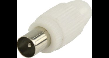 OKS Valueline eenvoudige rechte coax connector mannelijk