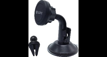 Sandberg In Car Mobile Magnet Stand Kit Passieve houder Telefoon Zwart