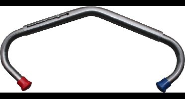 Excellent spanbeugel QRS revisieset los - RVS - Roestvrij - Koeien - 10,5 x 6,5 x 1 cm