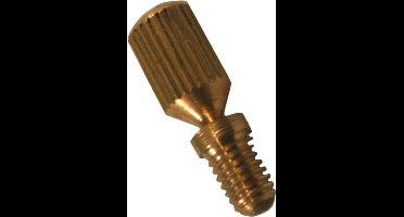 Excellent Stierring schroef messing - Koe - 0,5 x 0,5 x 1 cm