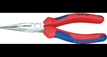 Knipex 25 05 160 Radiotang 160mm recht + zijsnijder met comfortgrepen | verchroomd