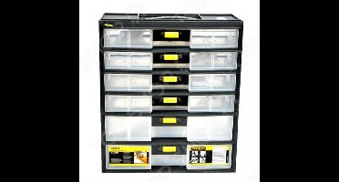 Stanley Ladenkast 6-laden zwart/geel, 1-92-086