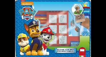 Multiprint Nickelodeon Paw Patrol - maxi doos - 7 stempels + 12 stiften