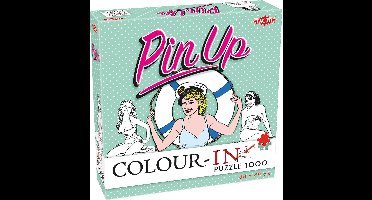 Colour-In Puzzle Pin Up 1000 stukjes