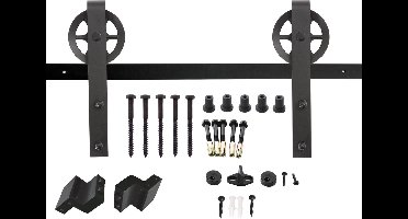 Intersteel Schuifdeursysteem Wheel mat zwart