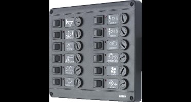 VETUS P12F24 Schakelpaneel 24 Volt