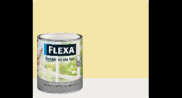Flexa Strak In De Lak Hoogglans - Zachtgeel - 0,75 liter