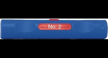 WEICON Coax-Stripper 2 – Striptang Blauw/Rood – Polyamide/Staal
