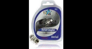 HQ Video Coupler F Plug Mannelijk - F Plug Mannelijk