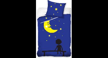 Carbotex Dekbedovertrek Maan 160 X 200 Cm