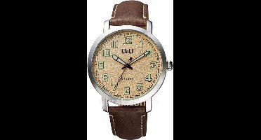 Mooie herenhorloge met duidelijke wijzerplaat van het merk Q&Q QB28J315Y