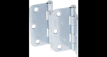 Starx Scharnier Verzinkt 76X76 Ronde Hoek 11052423 - 2 stuks