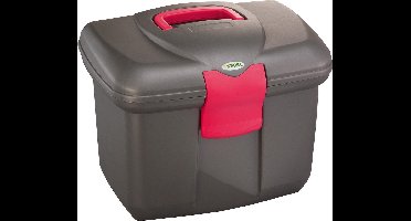 Kerbl Poetskoffer - zwart/roze