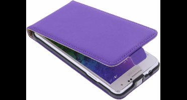 Mobiparts - paarse premium flipcase - Samsung Galaxy Alpha