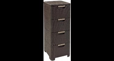 Curver Style Ladesysteem - 4x 14L - Bruin