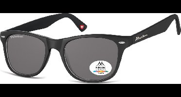 Montana Zonnebril Havana Unisex Vierkant Zwart (mp10)