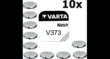 10 Stuks - Varta V373 23mAh 1.55V knoopcel batterij
