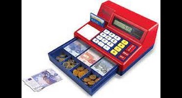 speel en leer - kassa en rekenmachine in1 - Kassa / Caisse enregistreuse calculatrice
