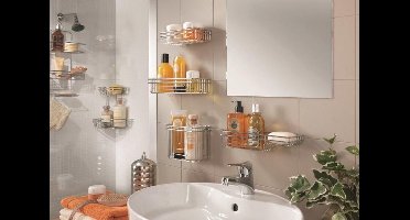 Doucherekje 2 etage RVS 30x11x26 CUBA