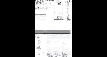Schuifdeurrails PVC - 2 m - Bruin