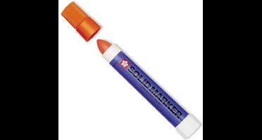 Sakura Solid Marker Original - Fluoriserend Oranje - Geschikt op hout, doek, canvas, plastic, staal, rubber, karton, glas, beton en meer