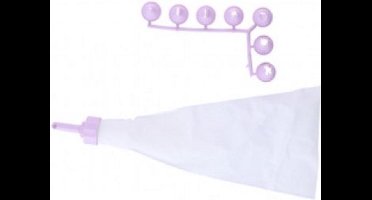 Lifetime Slagroomspuit - Herbruikbaar - 8 Spuitmondjes - 9-delig - Gemakkelijk te Reinigen