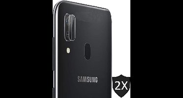 Camera Screenprotector geschikt voor Samsung Galaxy A30 - 2x Glas Screen Protector