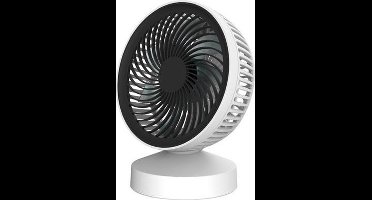 Perel Tafelventilator - Abs - Ø 14 Cm - Zwart/Wit