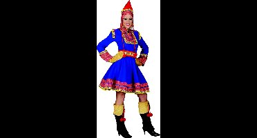 "Blauw Russenkostuum voor vrouwen - Verkleedkleding - Medium"