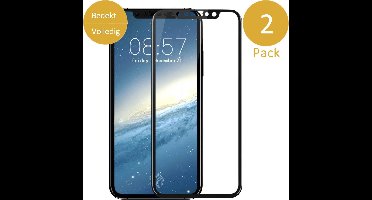 2x Screenprotector geschikt voor Apple iPhone Xs / X - Full Screen - van iCall