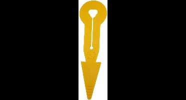 Pijl I+R - met gleuf - geel