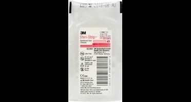 3M Steristrip R1541 - 6x75mm Wondpleister, 3 zakjes met 3 strips