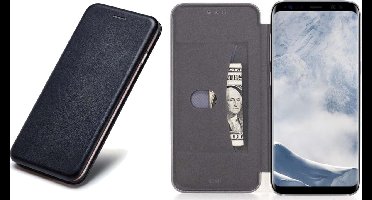 Hoesje geschikt voor Samsung Galaxy S8 Plus - Book Case Wallet Zwart