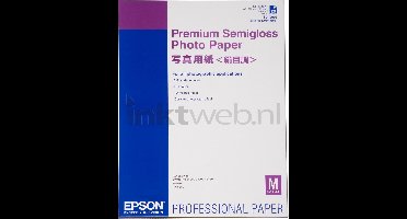 Epson pakken fotopapier Premium Semigloss Photo Paper, DIN A2, 250g/m, 25 Vel