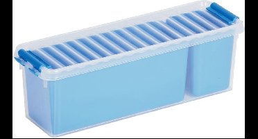 Q-Line Mixed box 1,3 ltr met blauwe baskets 1x 0,25 ltr + 1x 0,85 ltr
