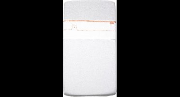 Nijntje Wieglaken - Smile - 75 x 100 cm - borduur + bias briljant - coral pink