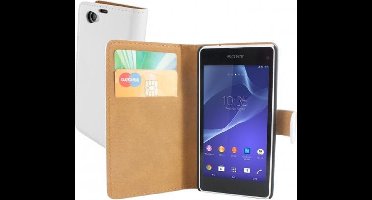 Mobiparts Classic Wallet Case Sony Xperia Z1 Compact White