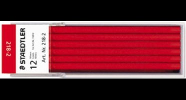 Staedtler Balpenvulling 218-2 Rood 12 stuk(s)