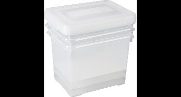 Curver Handy box - Opbergbox - 3x20 liter - Transparant - 3 stuks