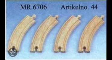 Mentari, Houten Bocht groot (set van 4)